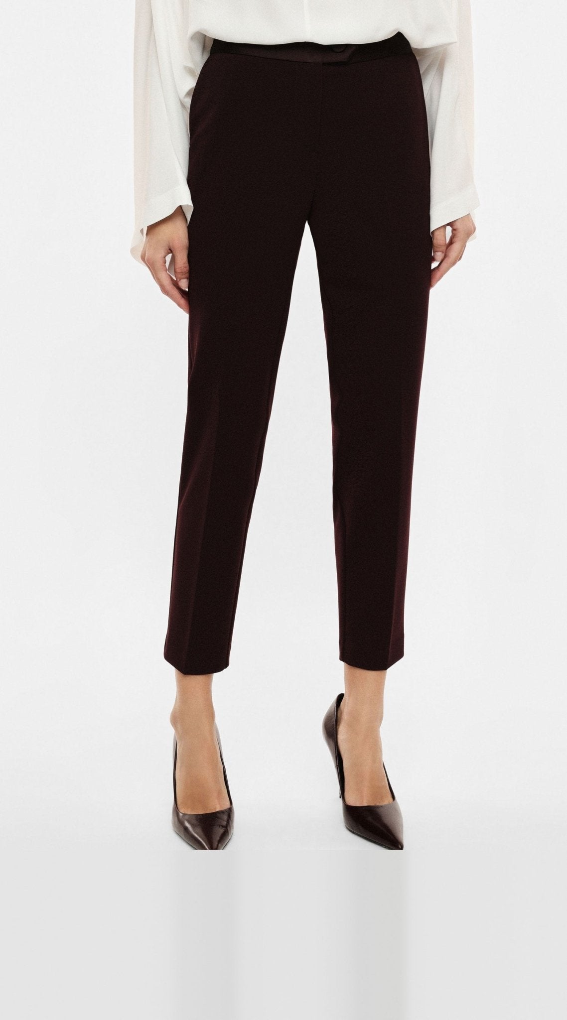Imperial - Pantaloni sartoriali linea affusolata con dettagli - Donna - World Fashion