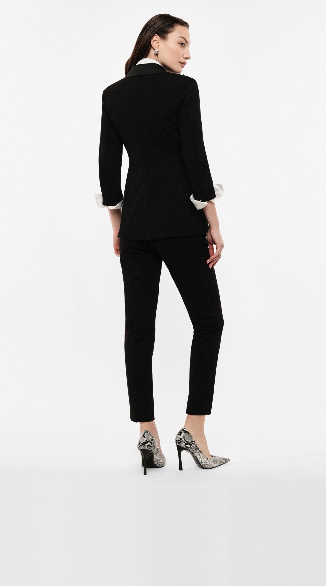 Imperial - Pantaloni sartoriali linea affusolata con dettagli - Donna - World Fashion