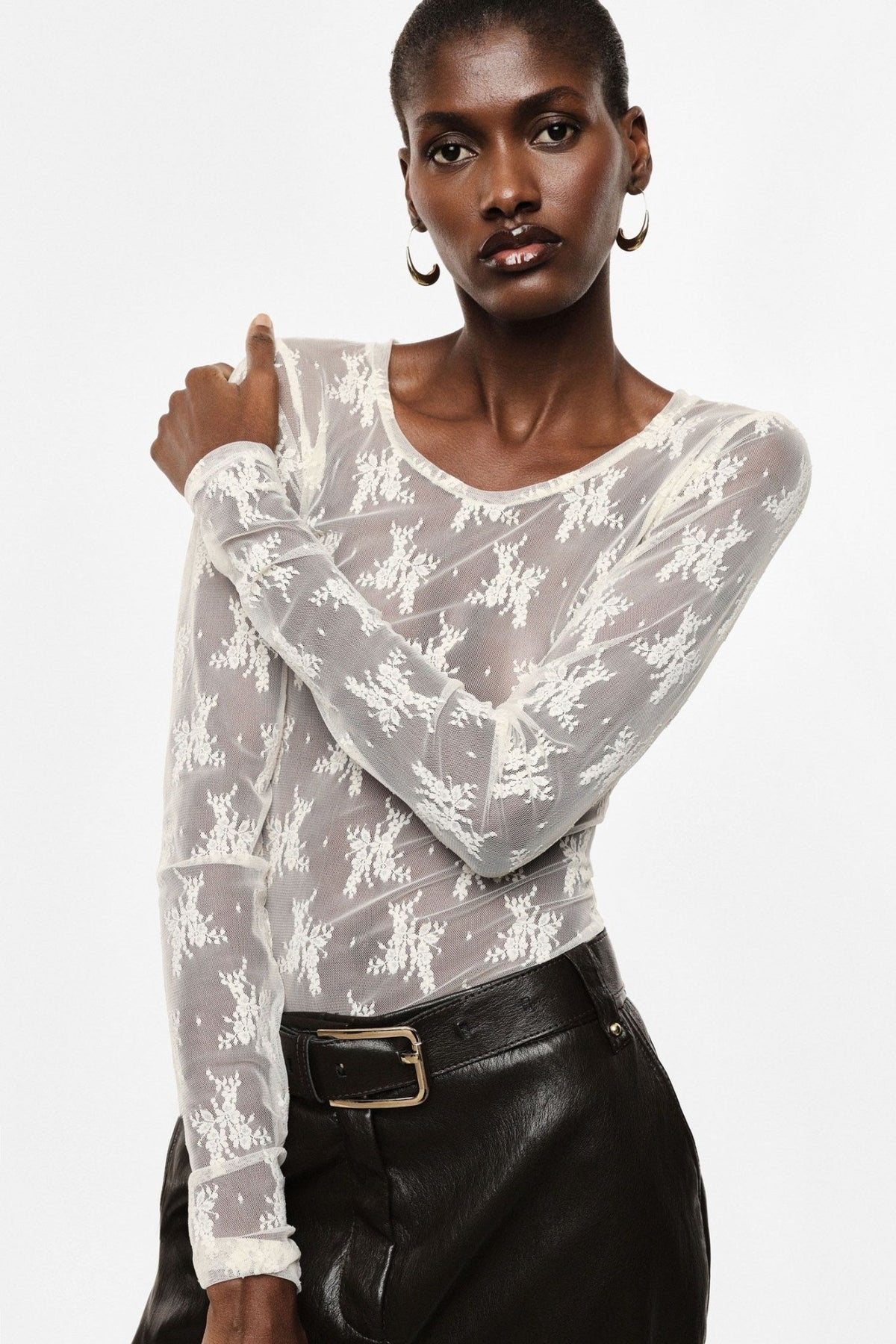 Imperial - Top in pizzo - Donna - World Fashion