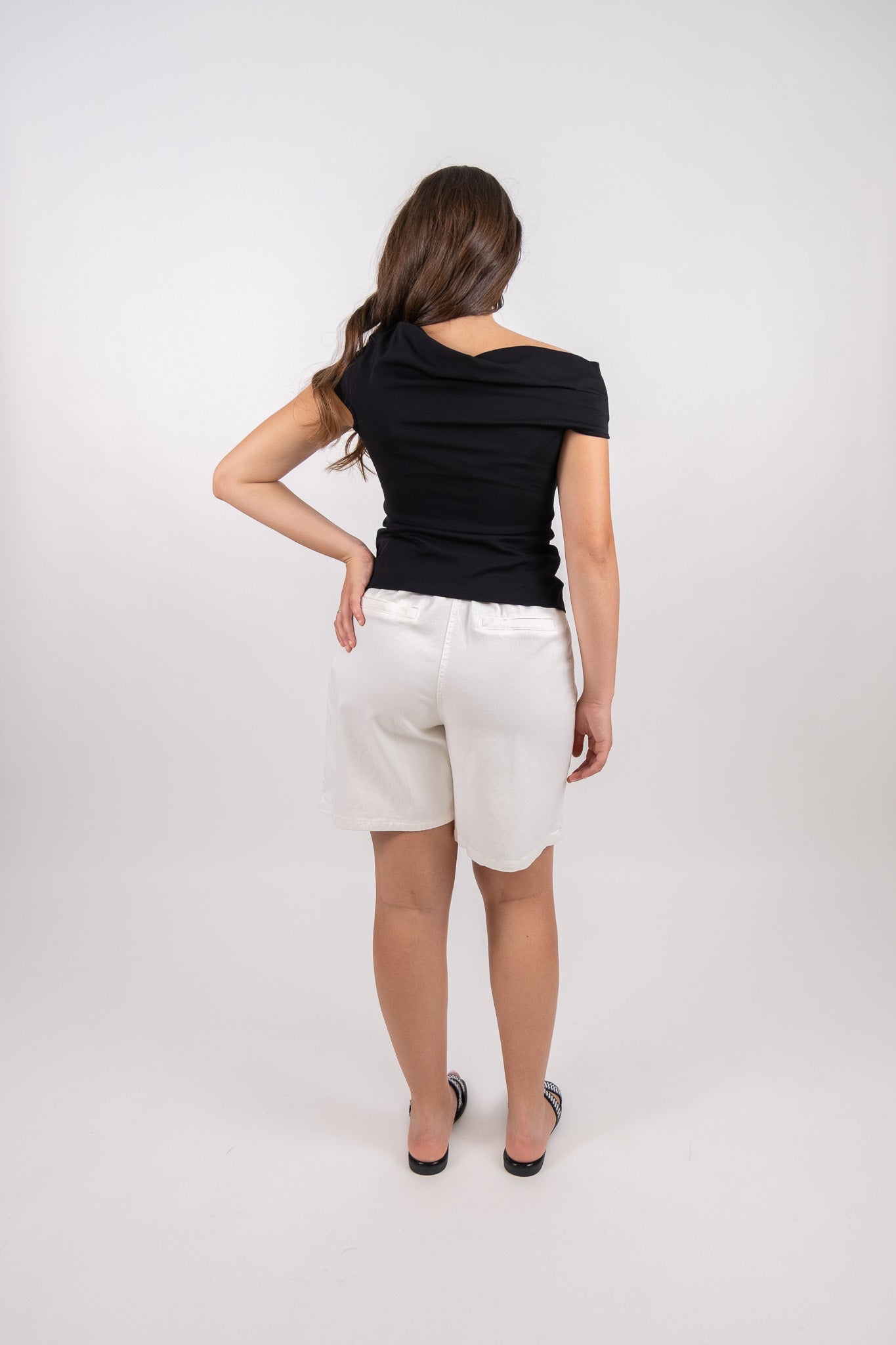 Imperial - Top scollo a barca modello giromanica - Donna - World Fashion