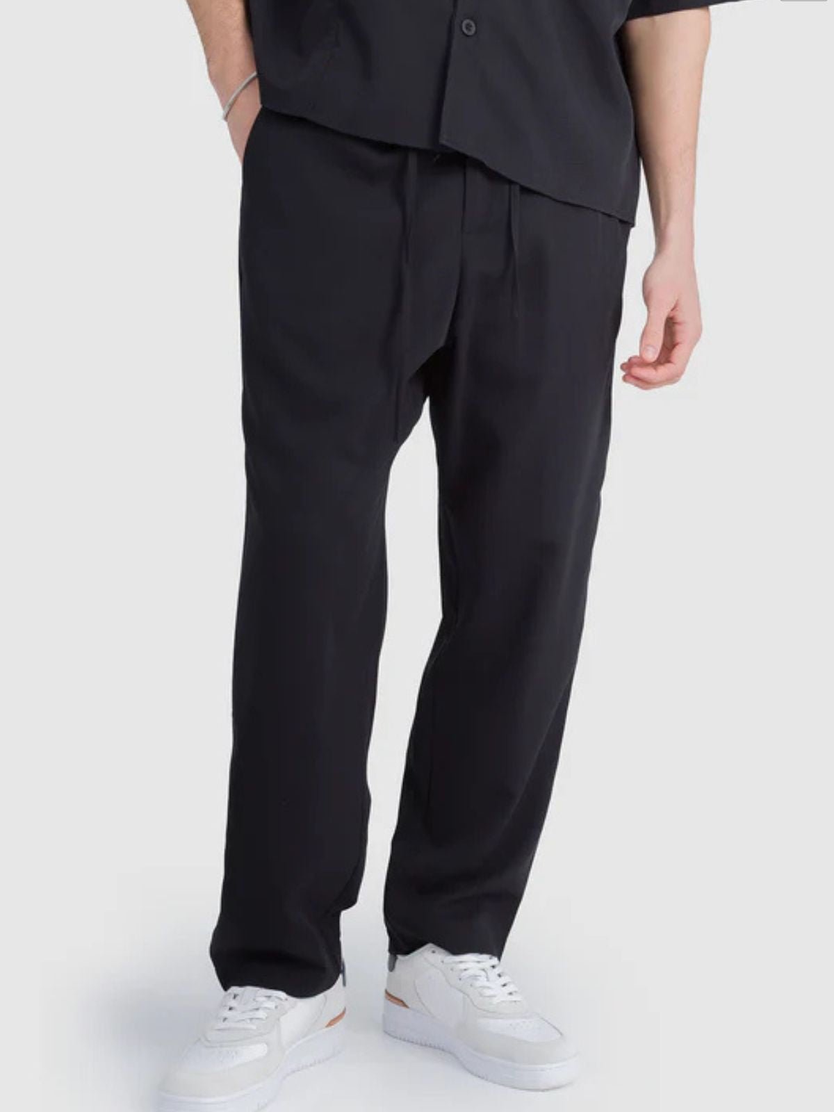 Imperial - Trousers relaxed fit con cintura elasticizzata - Uomo - World Fashion