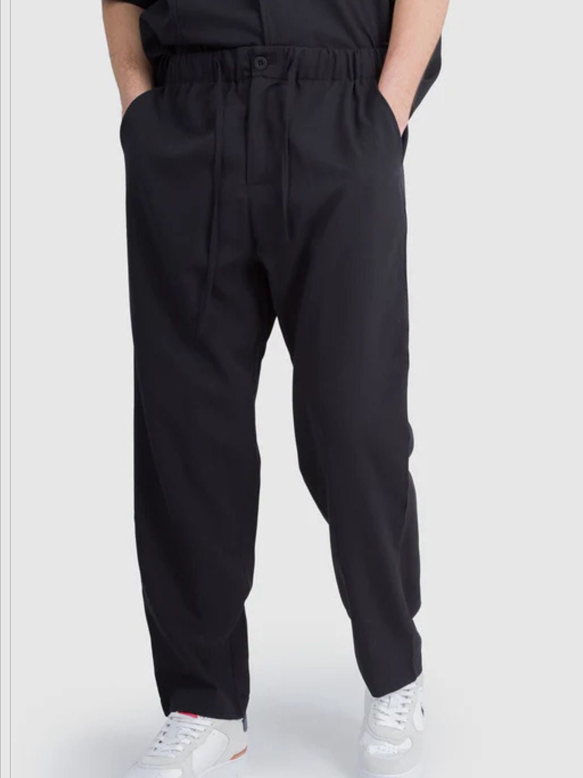 Imperial - Trousers relaxed fit con cintura elasticizzata - Uomo - World Fashion
