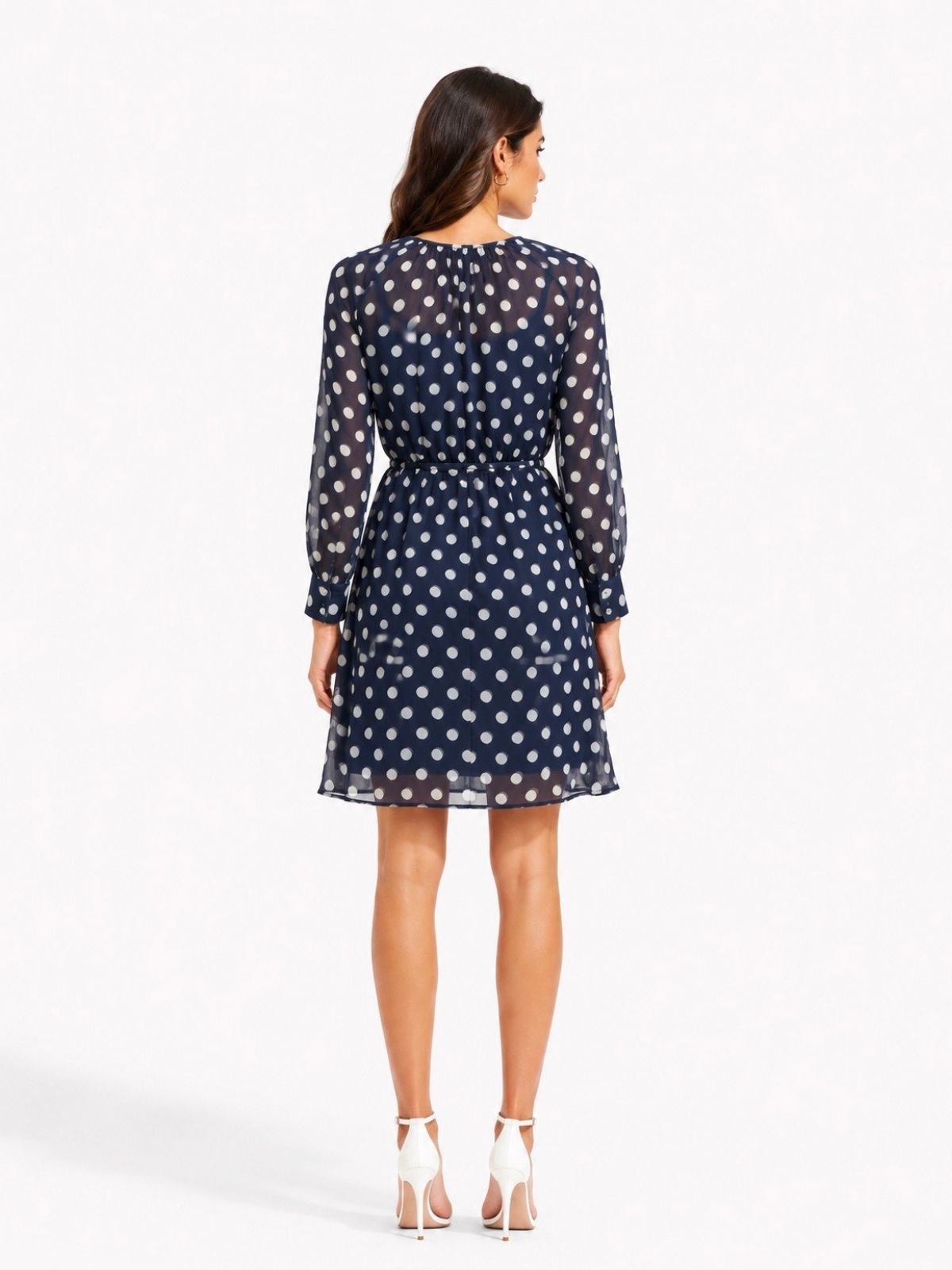 PennyBlack - Abito Georgette Pois - Donna