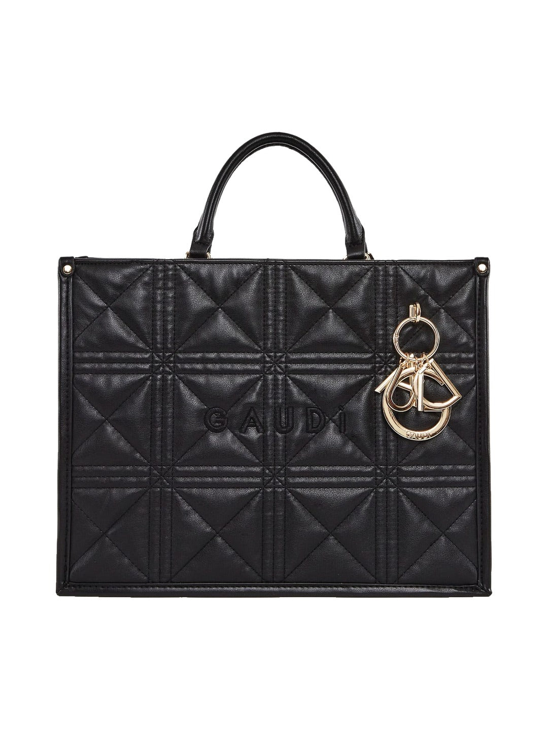 Gaudì - Shopping bag matelassé con charm - Donna