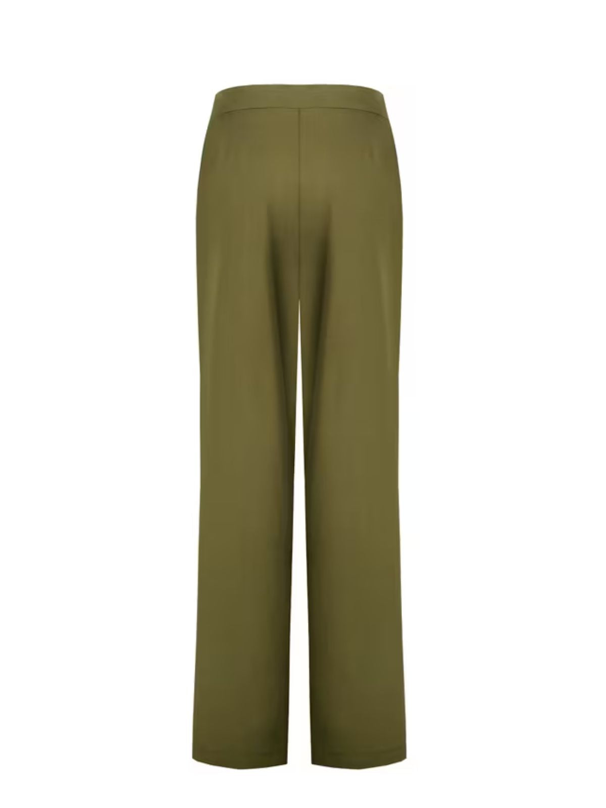 Rinascimento - Pantaloni Palazzo In Misto Viscosa E Lino Con Doppia Pinces E Tasche - Donna