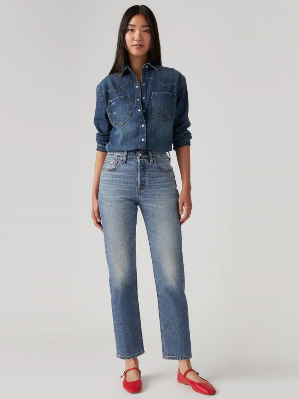 Jeans 50 crop scanned answers Donna - Levis - World Fashion