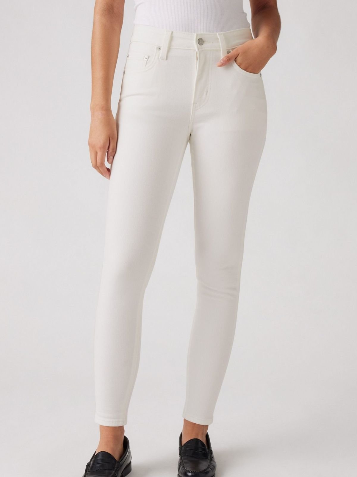 Jeans 721 High Rise Skinny Cloud Dancer Donna - Levis - World Fashion