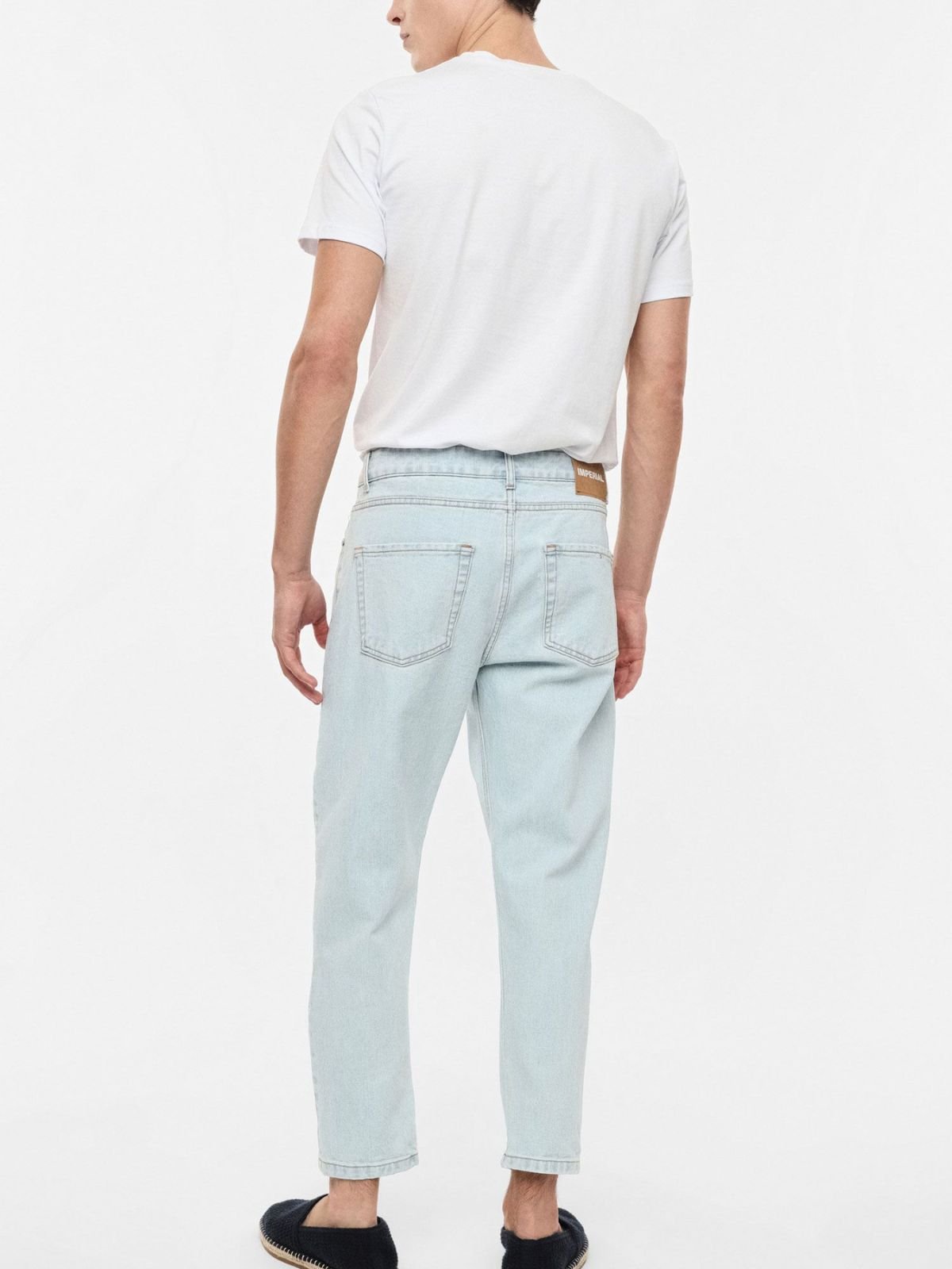 Jeans baggy - fit chiusura con bottone e tasche Uomo - Imperial - World Fashion