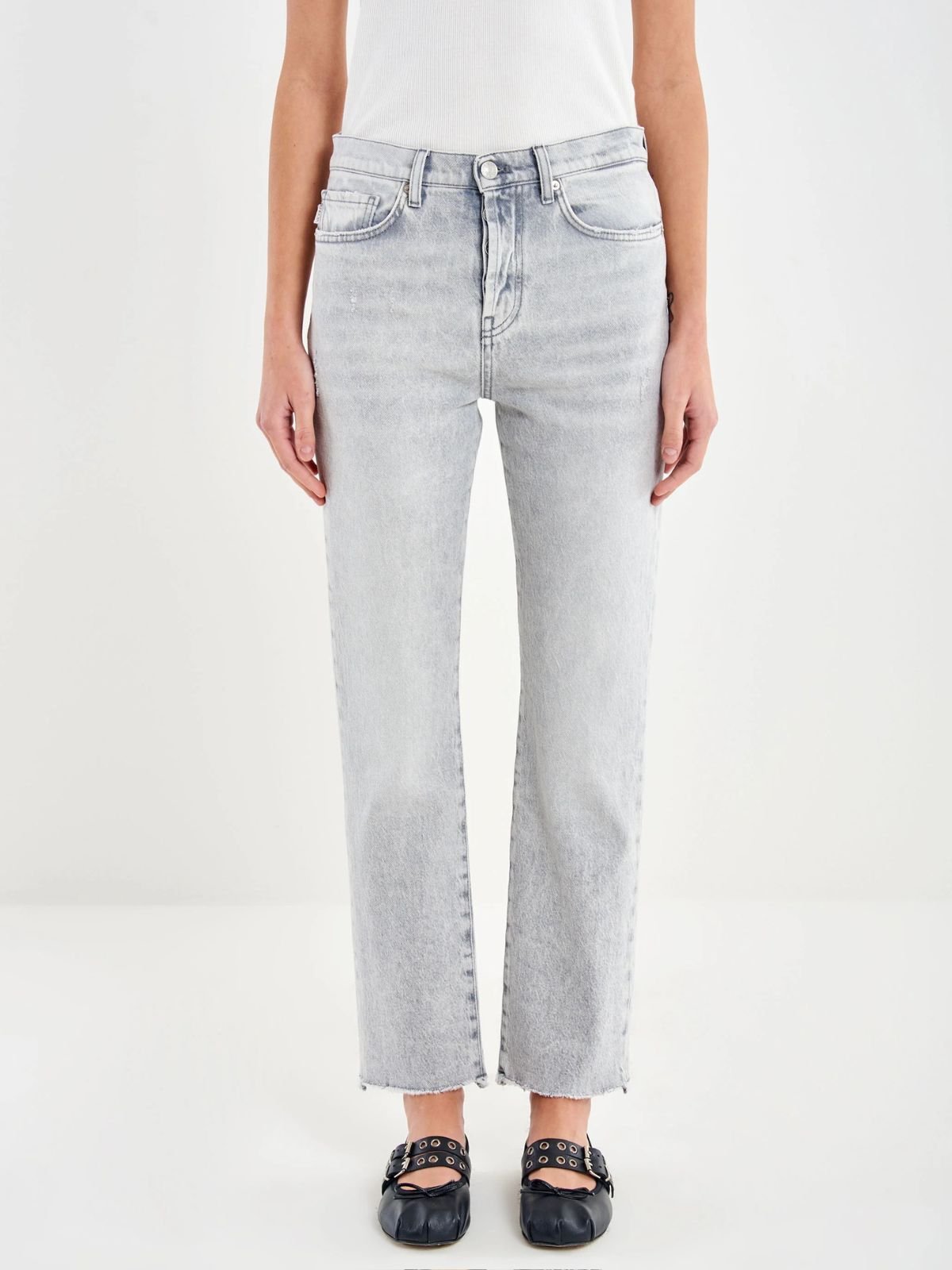 Jeans Bella Mom Fit Grigio Donna - Vicolo - World Fashion