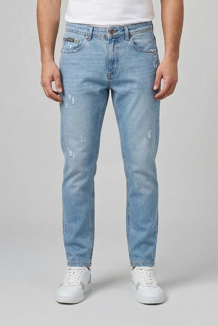 Jeans Carrot lavaggio chiaro Uomo - Squad2 - World Fashion