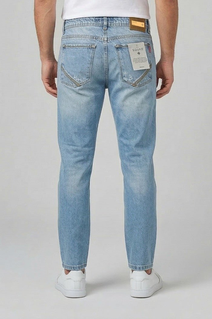 Jeans Carrot lavaggio chiaro Uomo - Squad2 - World Fashion