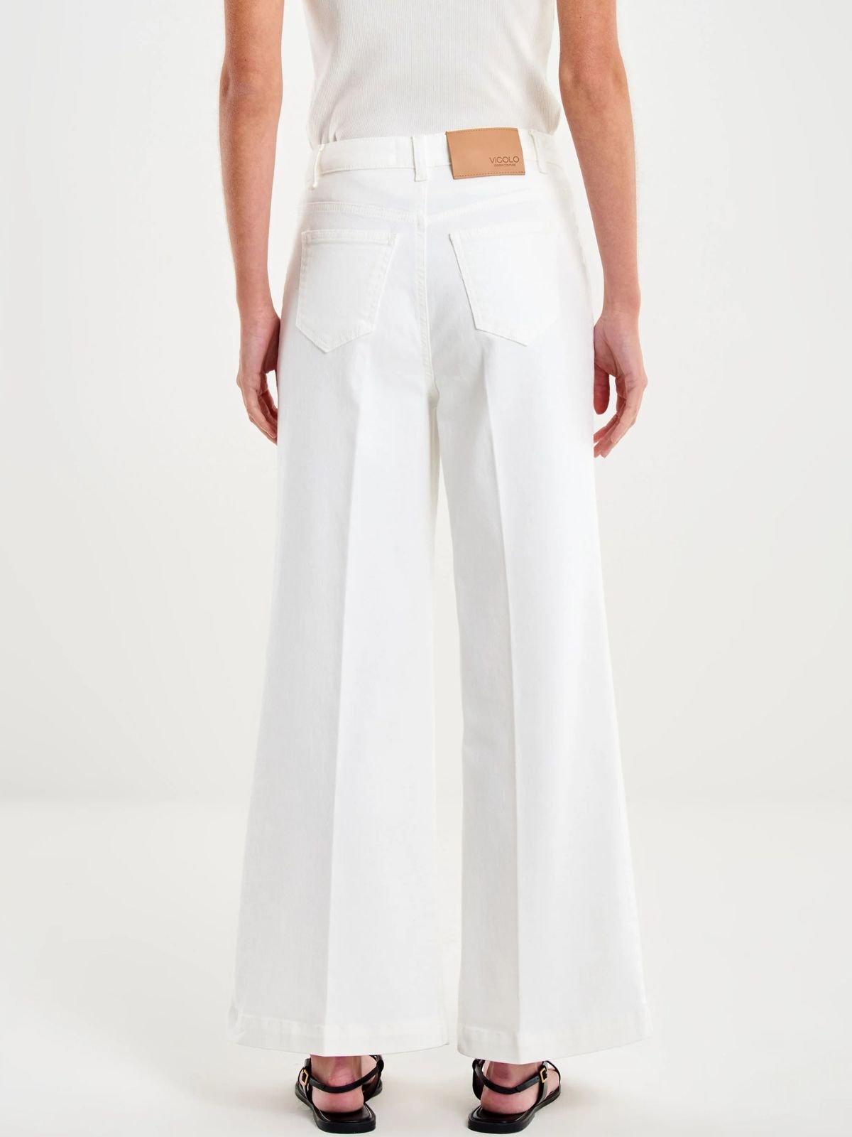 Jeans Cristina con Bottoni Donna - Vicolo - World Fashion