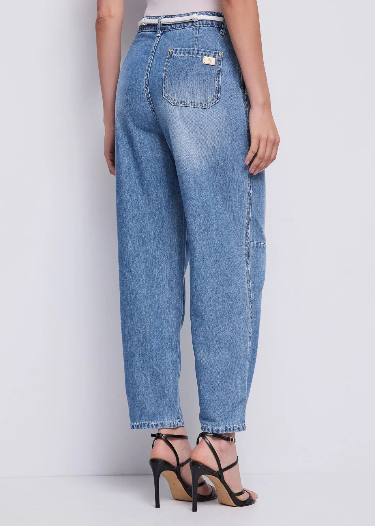 Jeans cropped in cotone used Donna - Gaudì Jeans - World Fashion