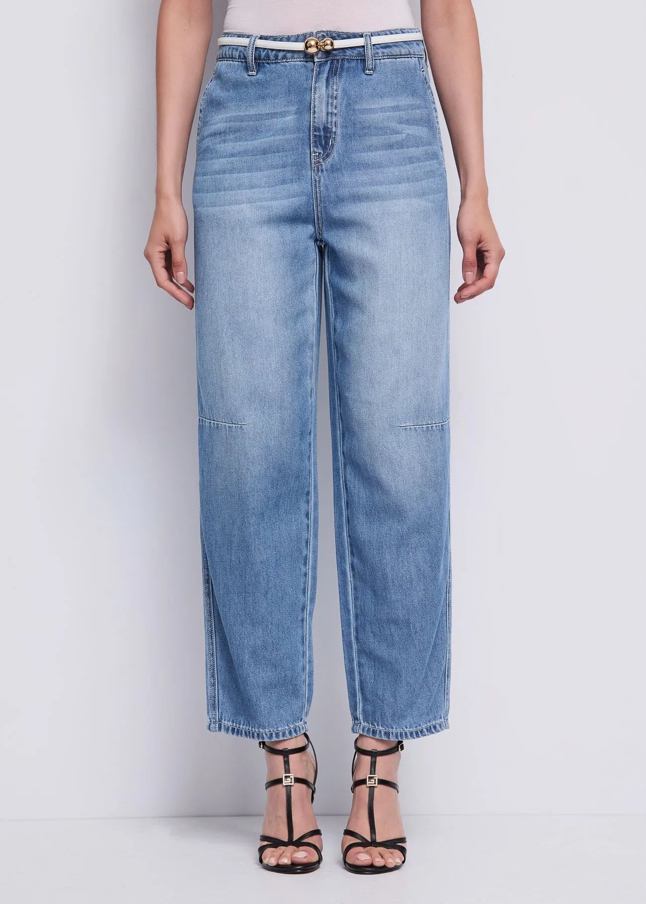 Jeans cropped in cotone used Donna - Gaudì Jeans - World Fashion