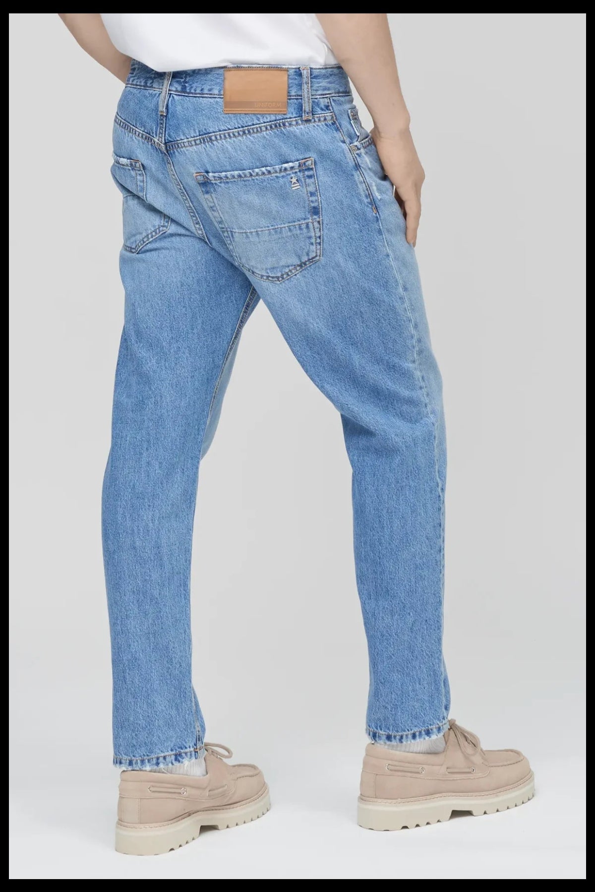 Jeans Danny Regular Cropped Uomo - Uniform - World Fashion
