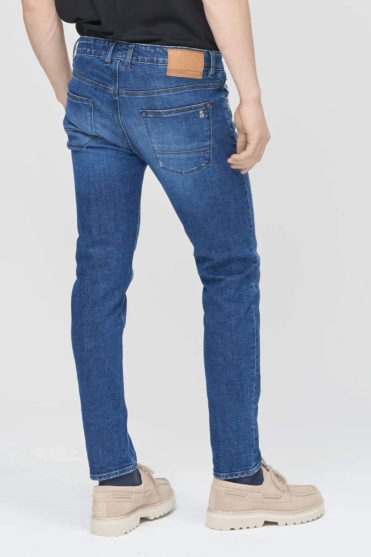 Jeans Dean Normal Crotch Slim Uomo - Uniform - World Fashion