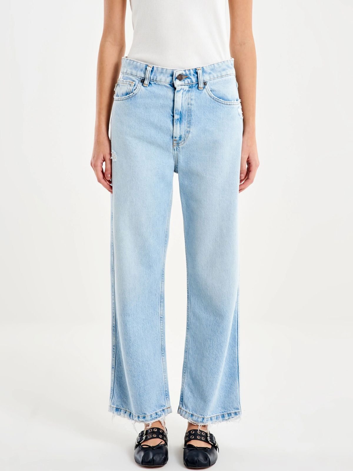 Jeans Icon Kate Fondo Rotture Donna - Vicolo - World Fashion