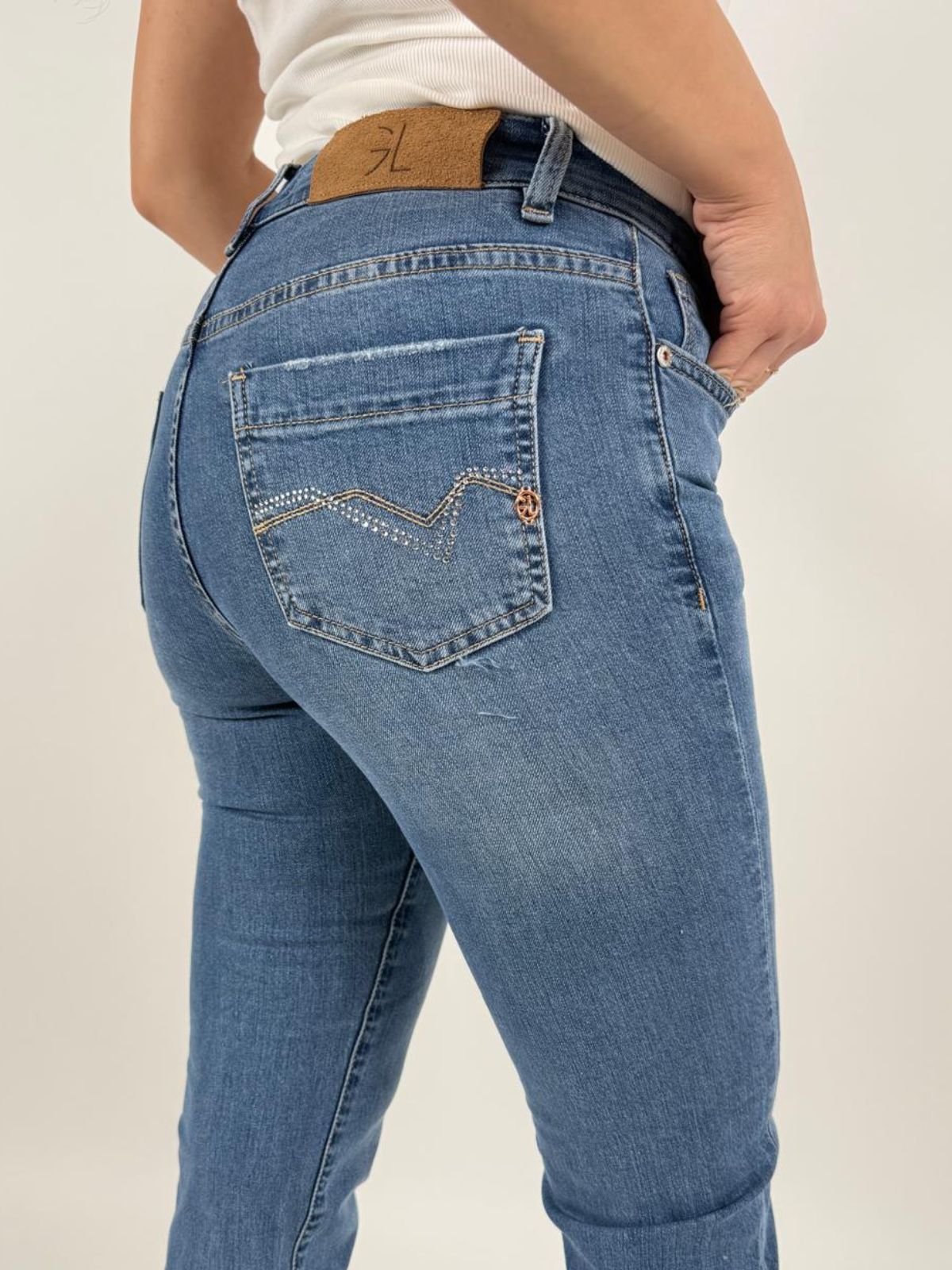 Jeans Julia Slim Donna - Gianni Lupo - World Fashion