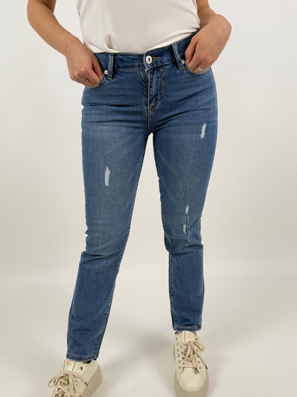 Jeans Julia Slim Donna - Gianni Lupo - World Fashion