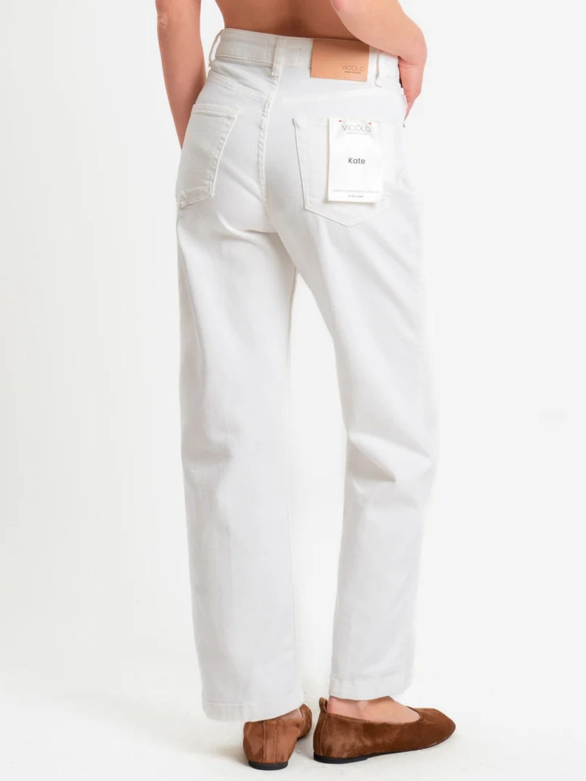 Jeans Kate colore bianco Donna - Vicolo - World Fashion