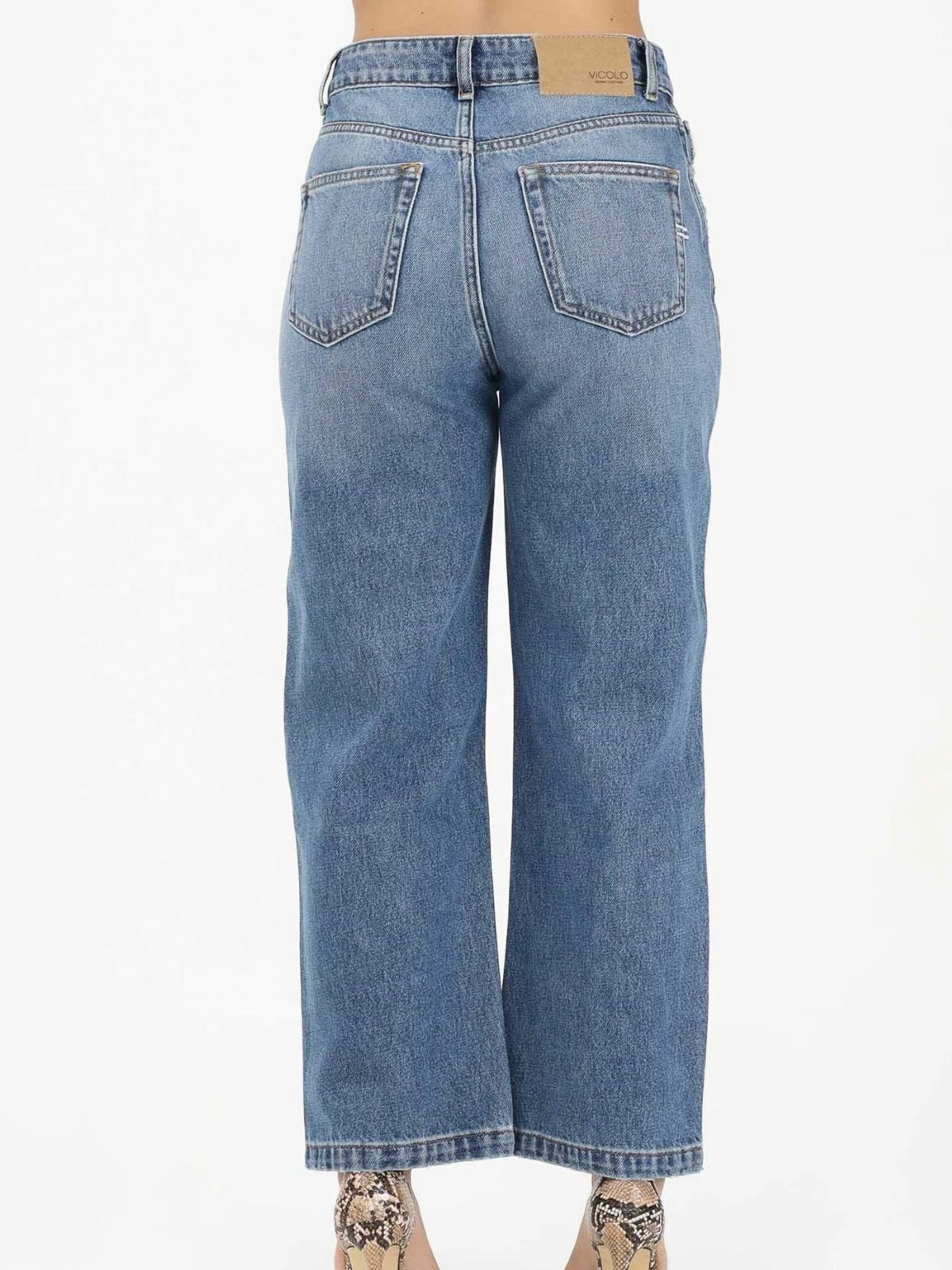 Jeans Kate in denim medio Donna - Vicolo - World Fashion