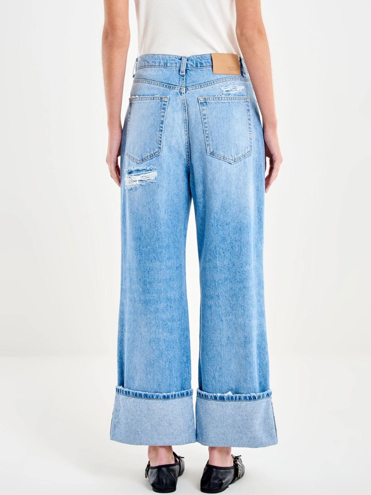 Jeans Kendall Wide Leg Donna - Vicolo - World Fashion