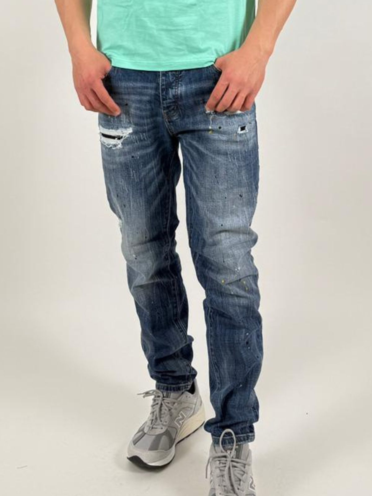 Jeans lavaggio used Uomo - Ds2 - World Fashion