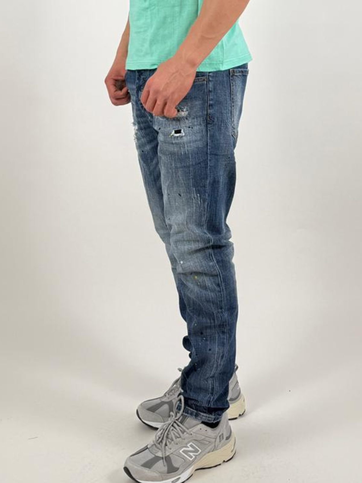 Jeans lavaggio used Uomo - Ds2 - World Fashion