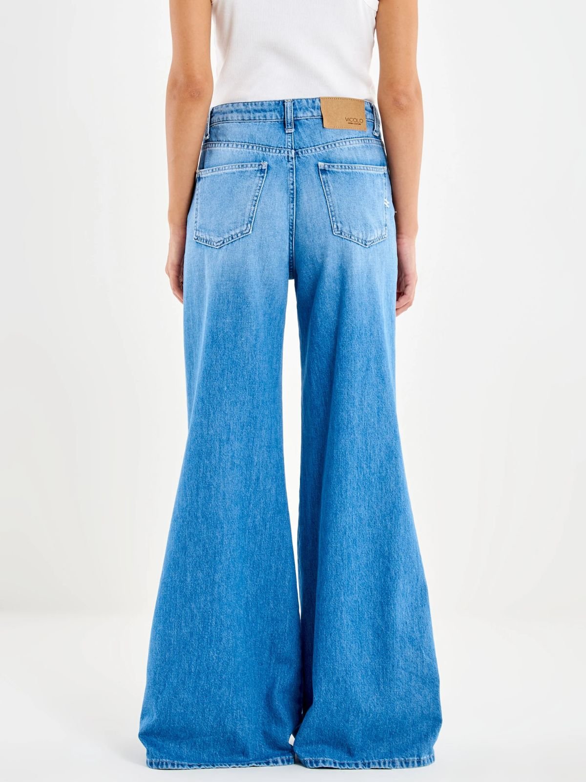 Jeans Sidney Wide Leg Donna - Vicolo - World Fashion