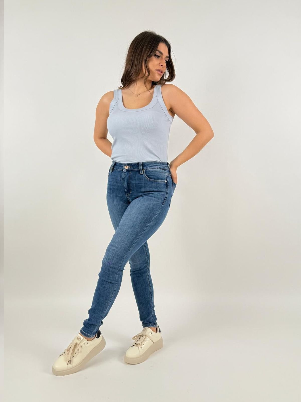 Jeans Skinny Clara Donna - Gianni Lupo - World Fashion