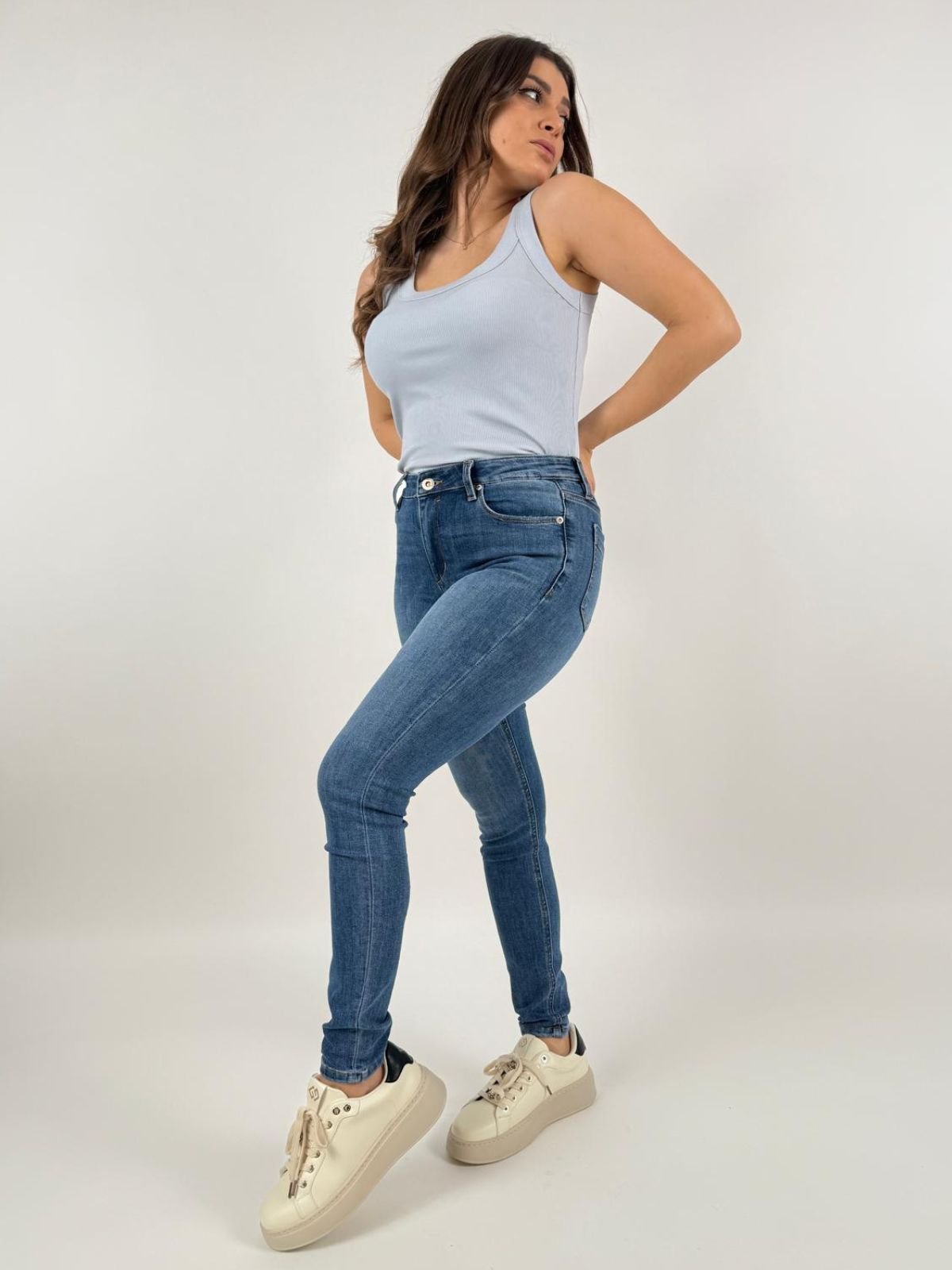 Jeans Skinny Clara Donna - Gianni Lupo - World Fashion