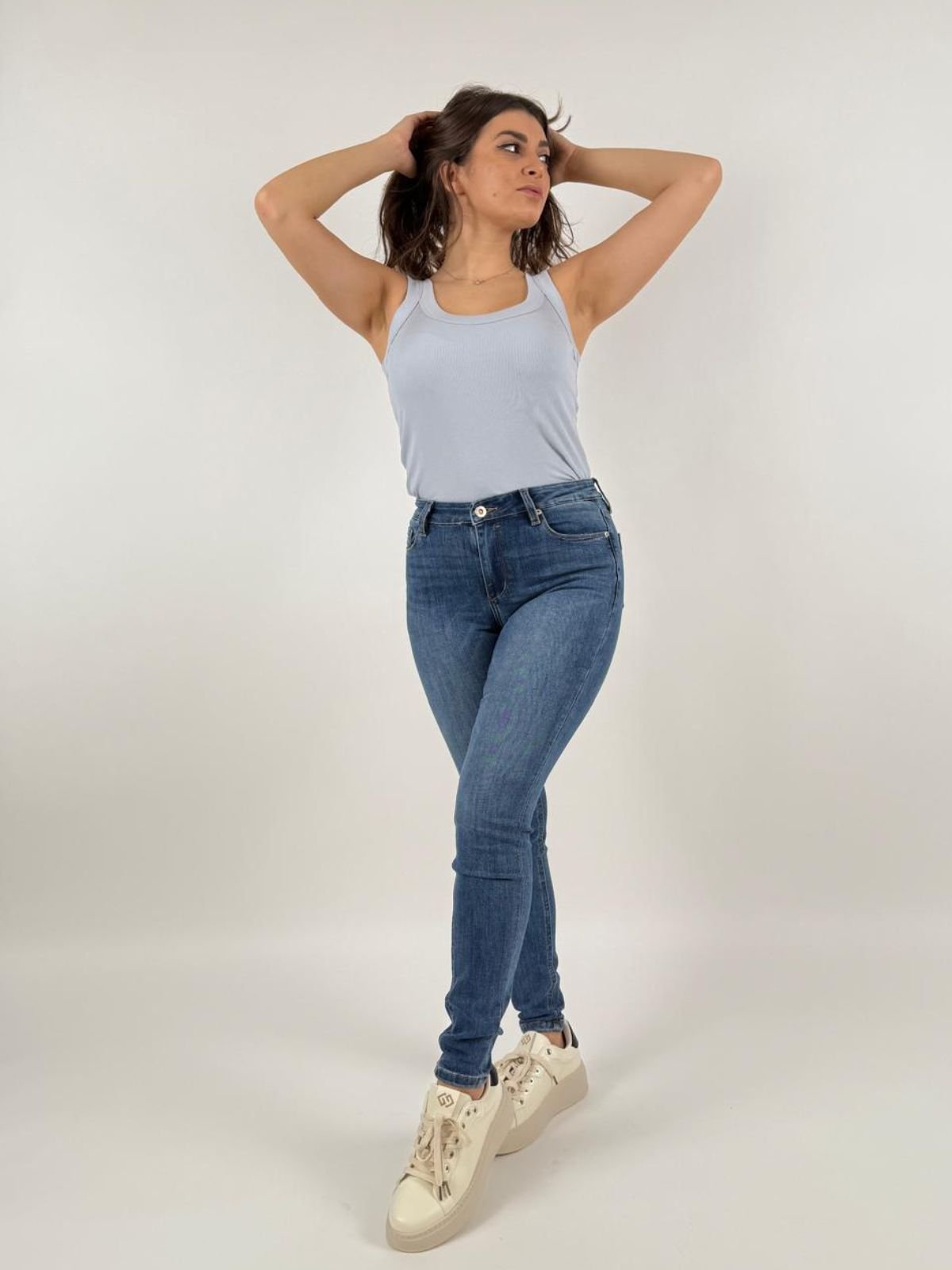 Jeans Skinny Clara Donna - Gianni Lupo - World Fashion