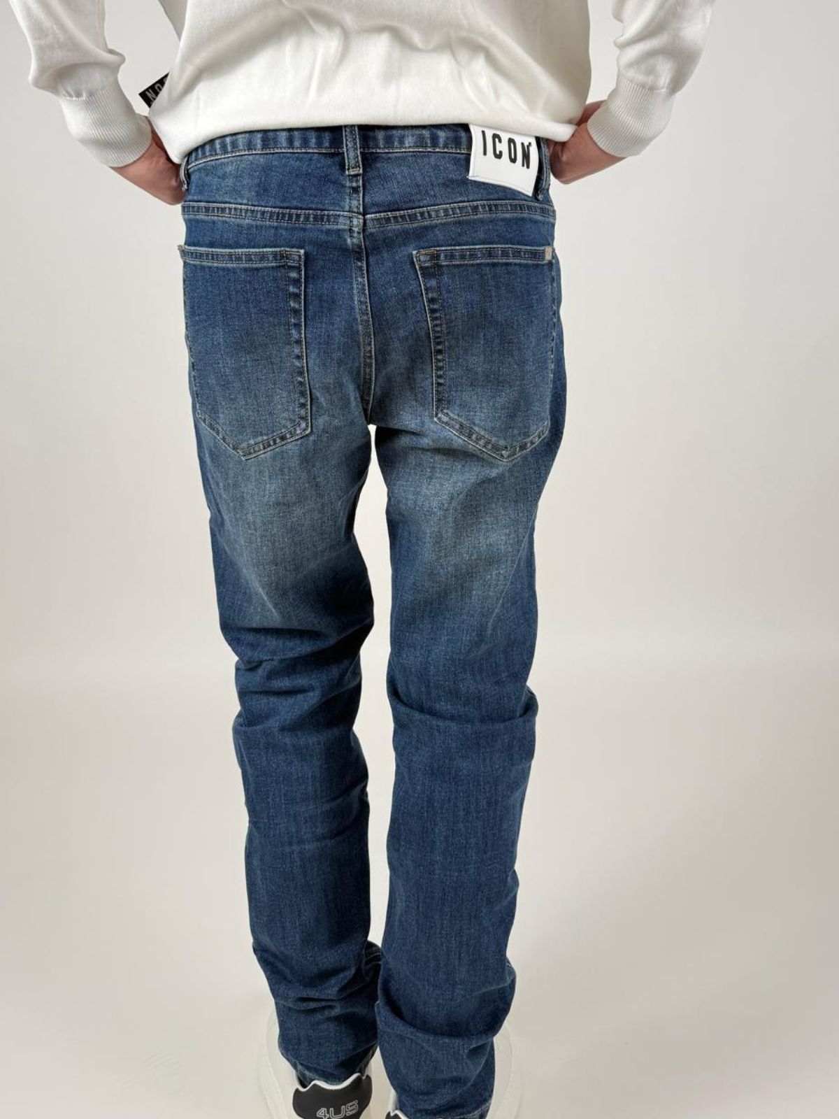 Jeans Slim - Fit Basic Uomo - Icon - World Fashion
