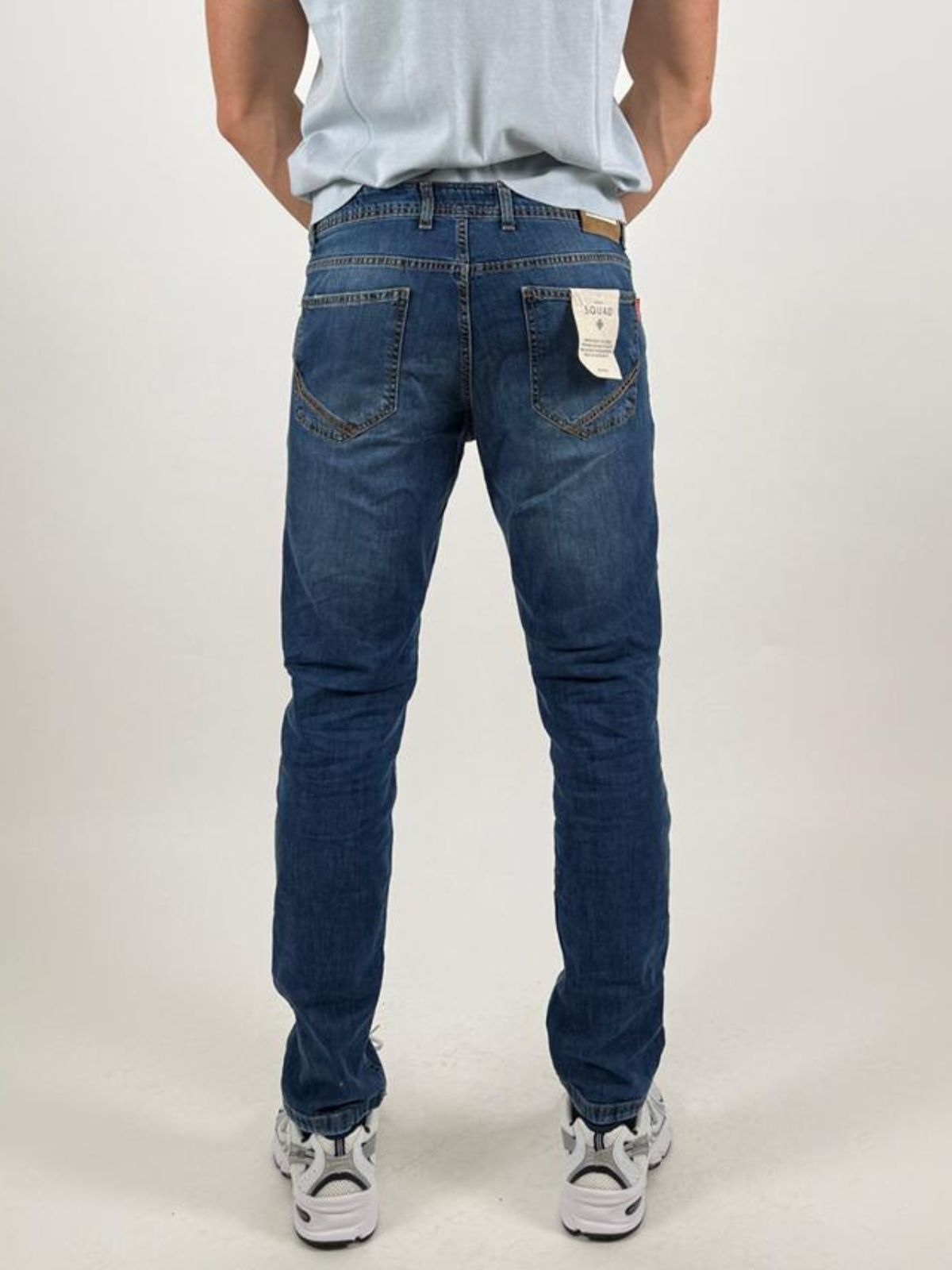 Jeans slim fit in denim stretch Uomo - Squad2 - World Fashion