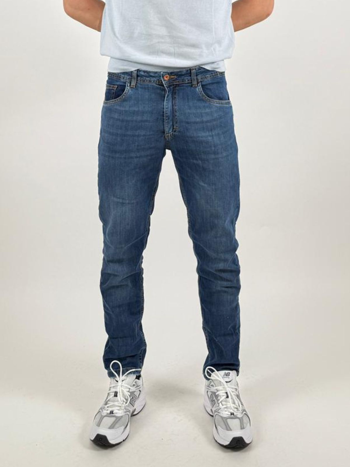 Jeans slim fit in denim stretch Uomo - Squad2 - World Fashion