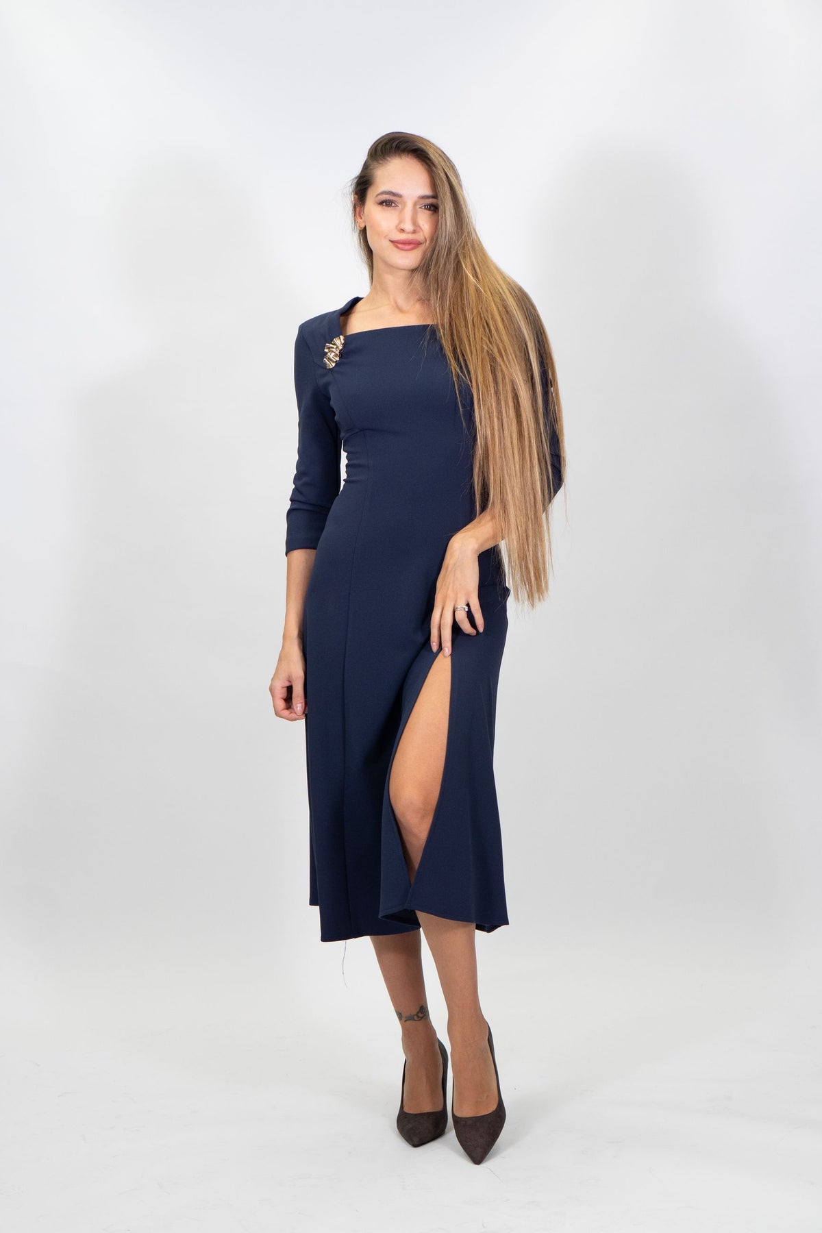 Rinascimento - Abito midi crepe - Donna
