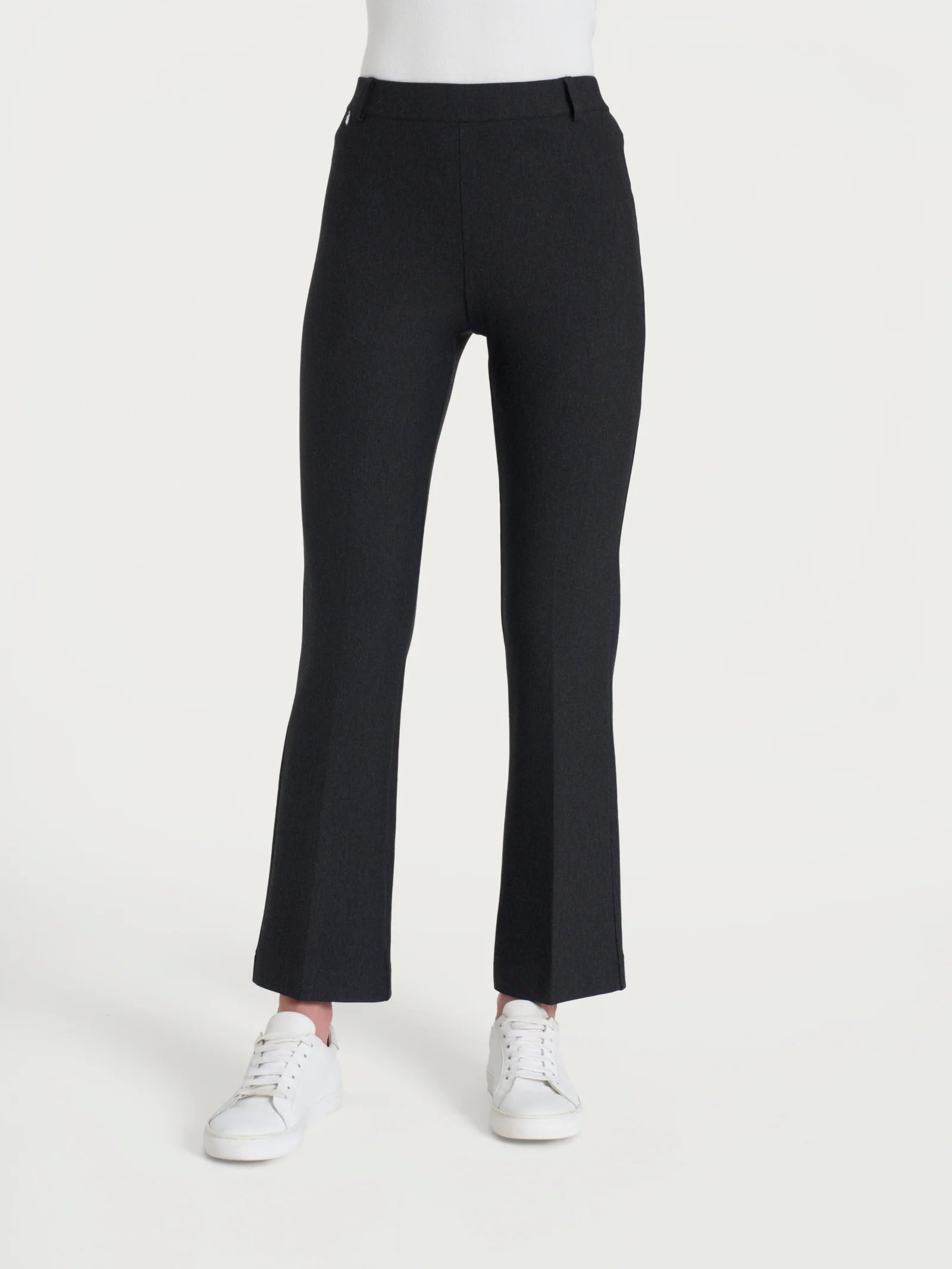Ragno - Pantalone flare alla caviglia in Compact - Donna