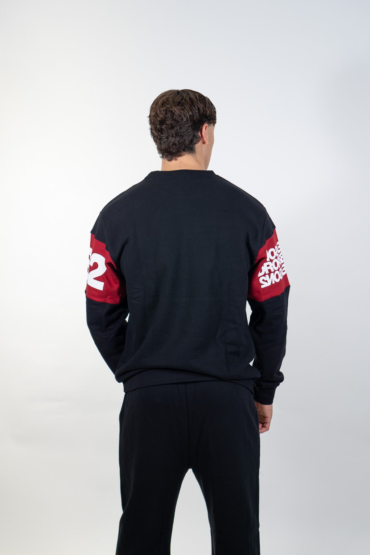 Ds2 - Felpa girocollo con fascia logo - Uomo