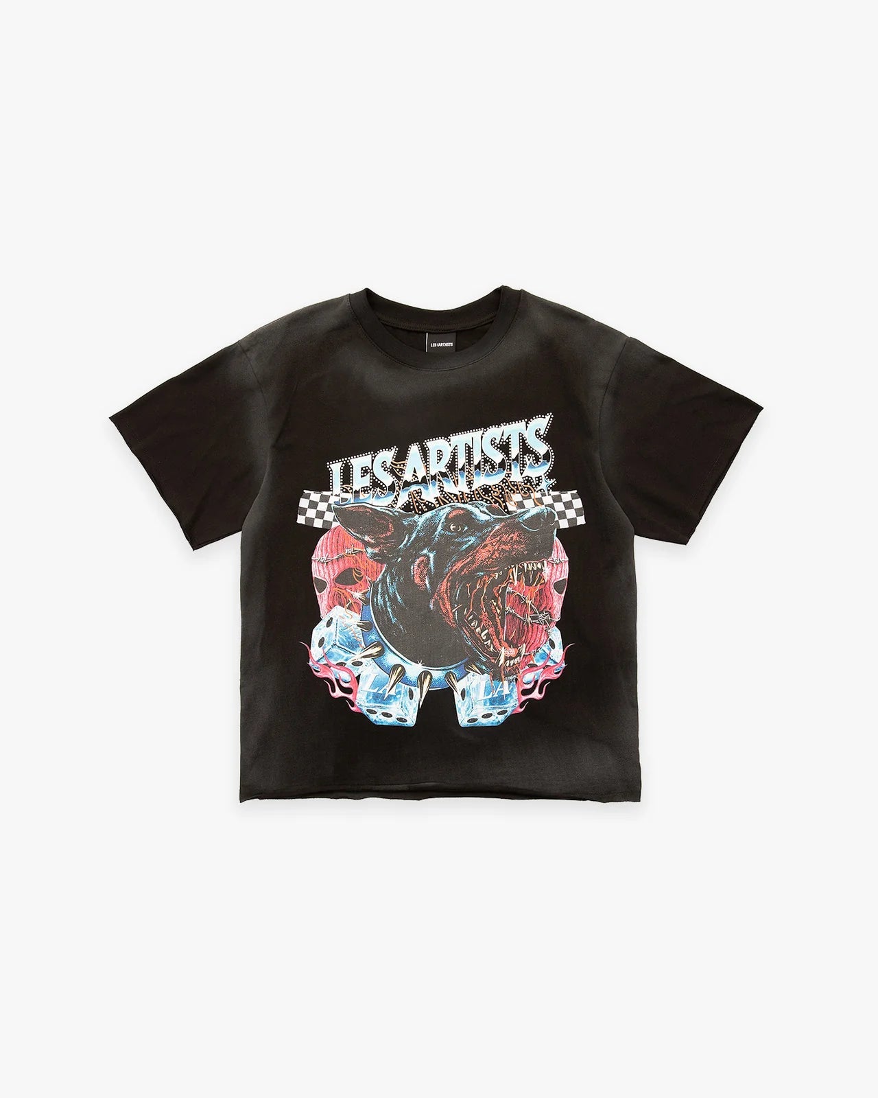 Les (Art)ist - T-Shirt M/M Boxy Fit 100% Cotone Dog Black - Unisex adulto - World Fashion