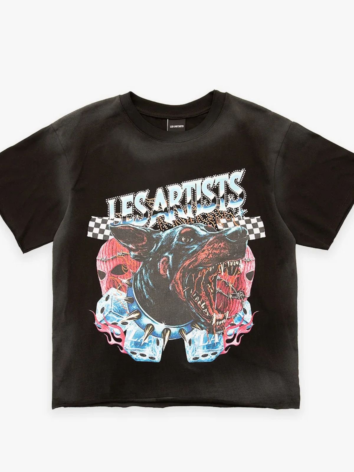 Les (Art)ist - T-Shirt M/M Boxy Fit 100% Cotone Dog Black - Unisex adulto - World Fashion
