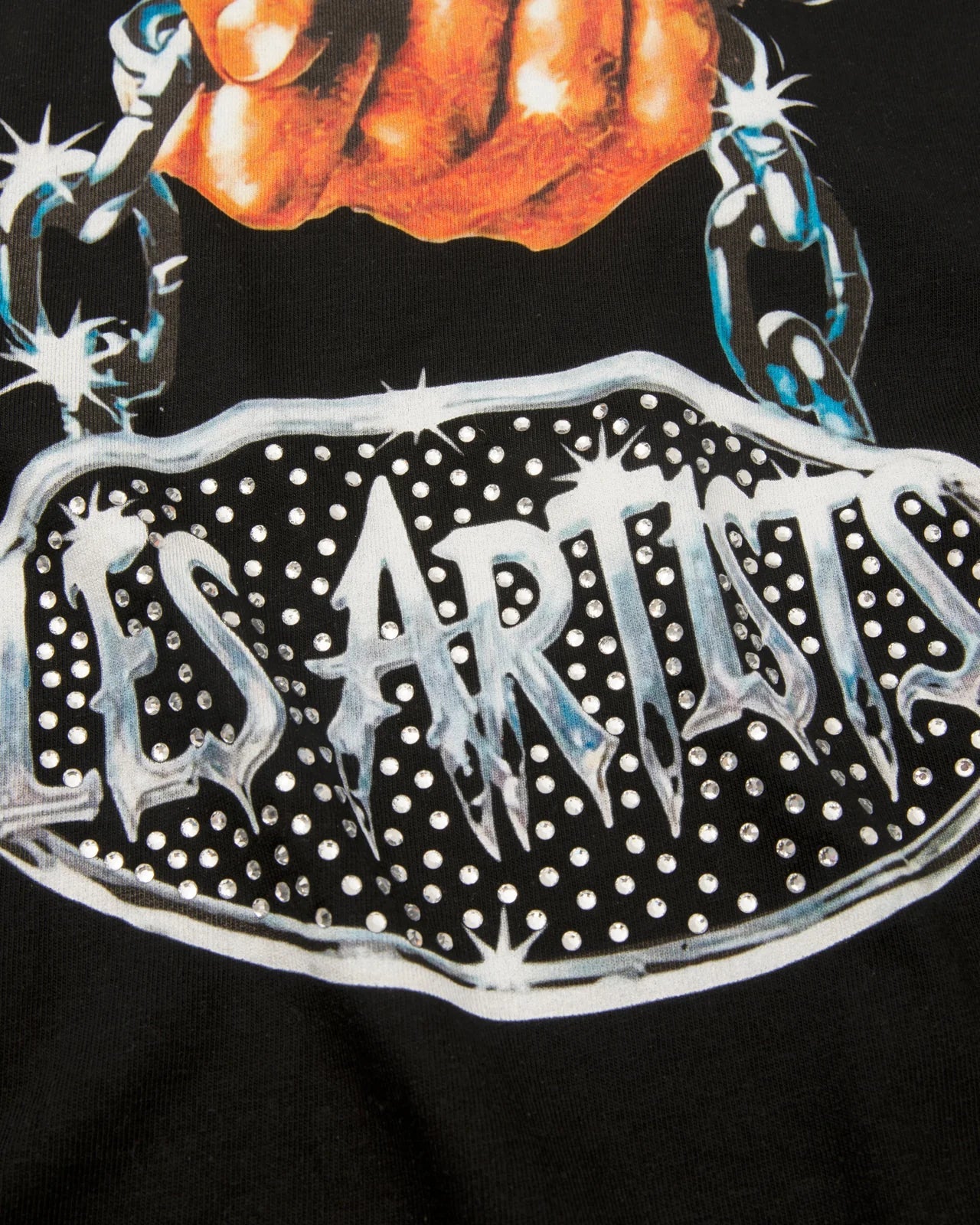 Les (Art)ist - T-Shirt M/M Boxy Fit 100% Cotone Hand Black - Unisex adulto - World Fashion