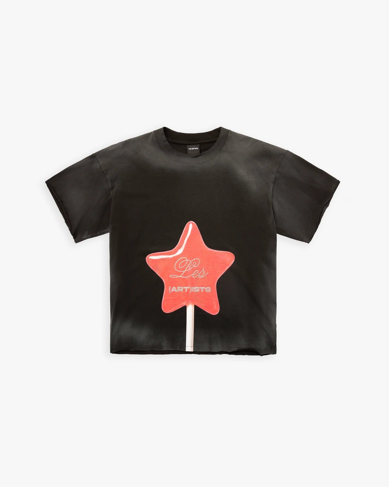 Les (Art)ist - T-Shirt M/M Boxy Fit 100% Cotone Star Candy Black - Unisex adulto - World Fashion