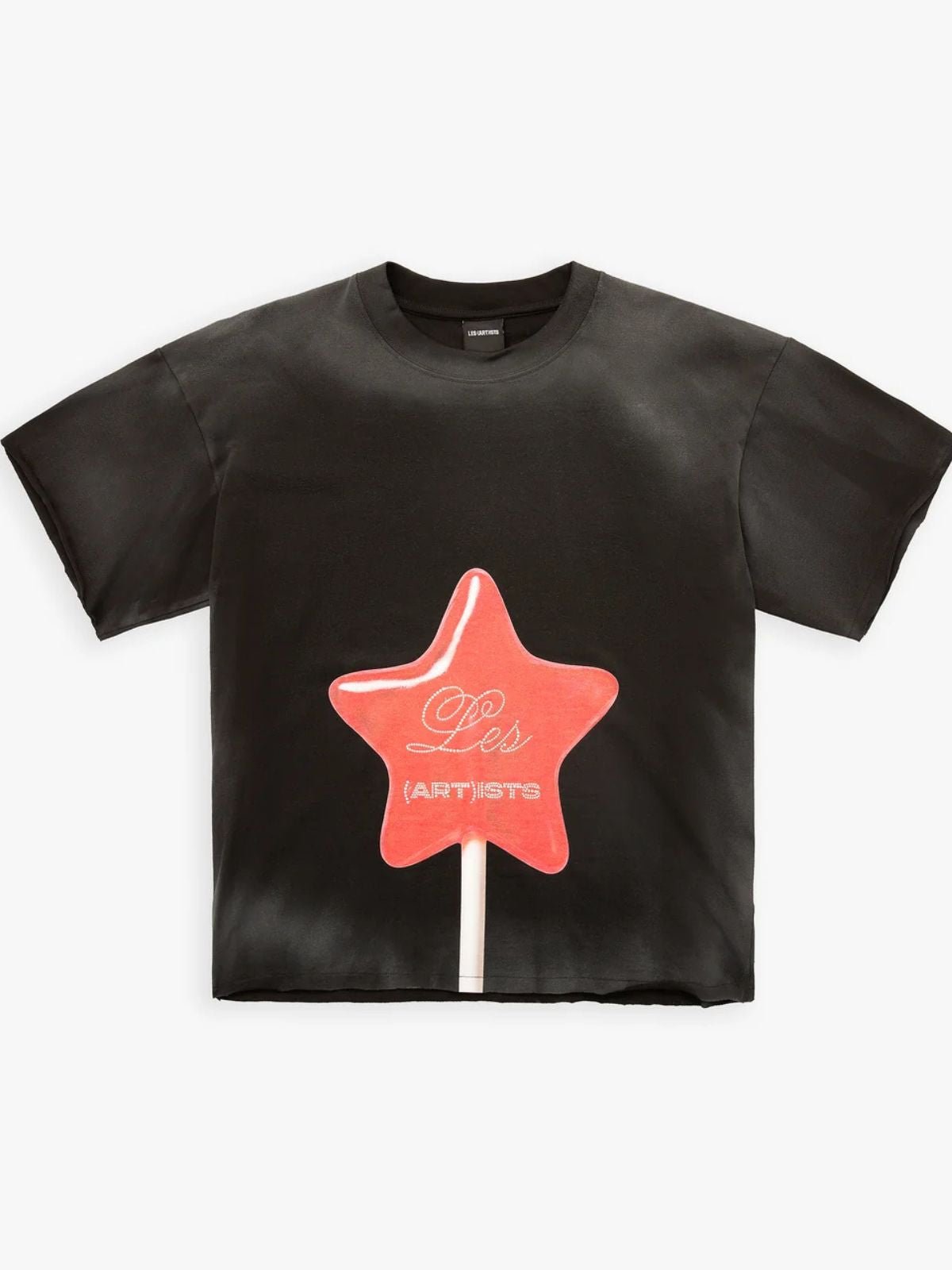 Les (Art)ist - T-Shirt M/M Boxy Fit 100% Cotone Star Candy Black - Unisex adulto - World Fashion