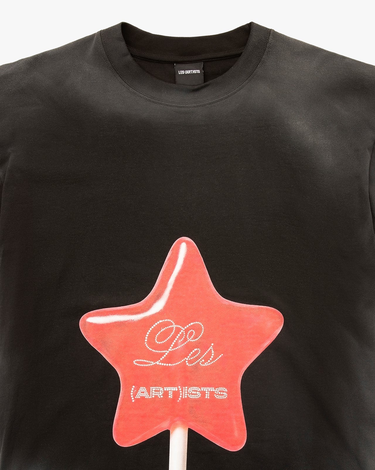 Les (Art)ist - T-Shirt M/M Boxy Fit 100% Cotone Star Candy Black - Unisex adulto - World Fashion