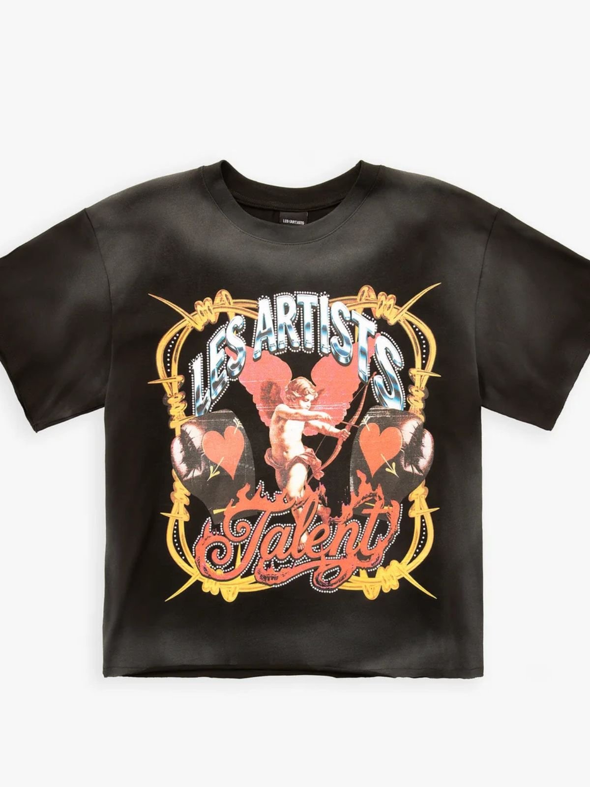 Les (Art)ist - T-Shirt M/M Boxy Fit 100% Cotone Talent Black - Unisex adulto - World Fashion