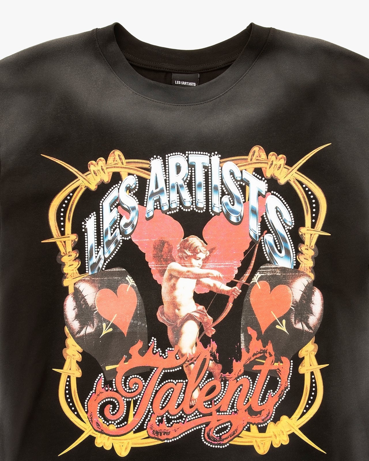 Les (Art)ist - T-Shirt M/M Boxy Fit 100% Cotone Talent Black - Unisex adulto - World Fashion