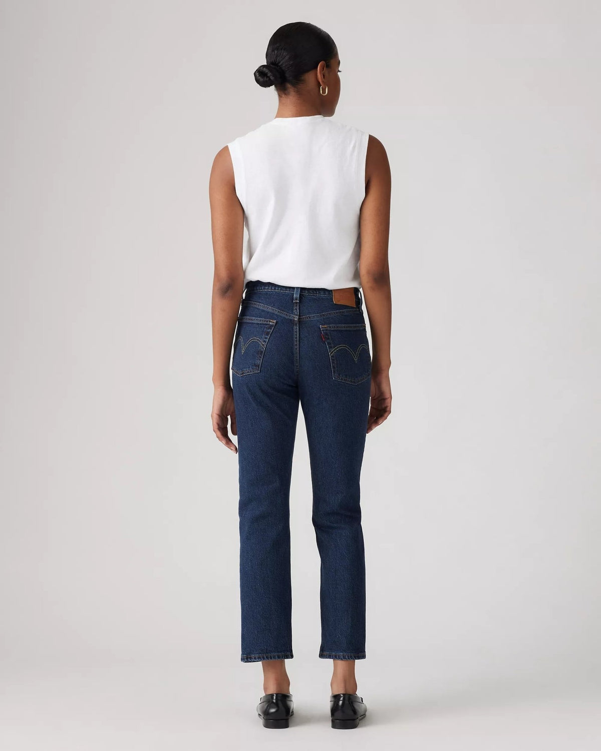 Levi's - 501 Original Cropped Salsa Stonewashed - Donna - World Fashion