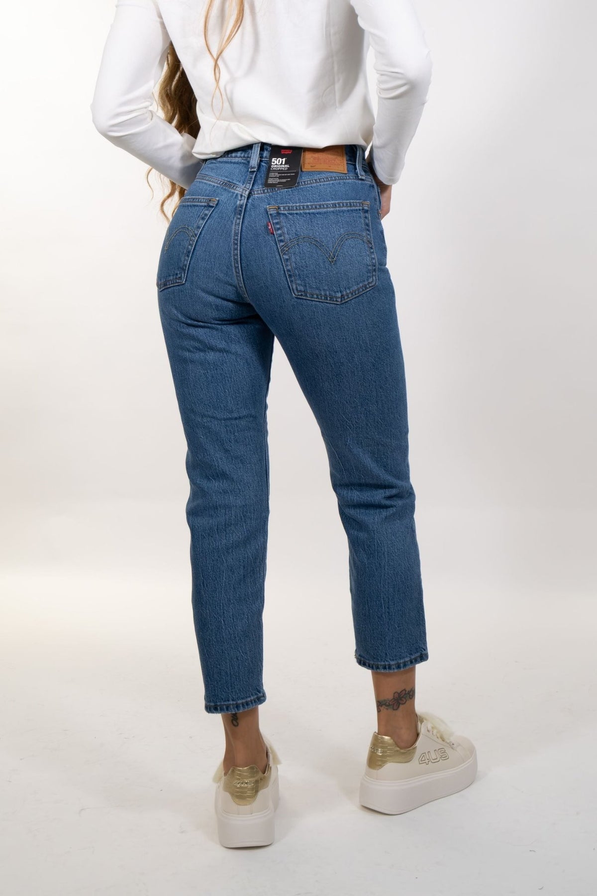 Levis - Jeans 501 Crop - Donna - World Fashion