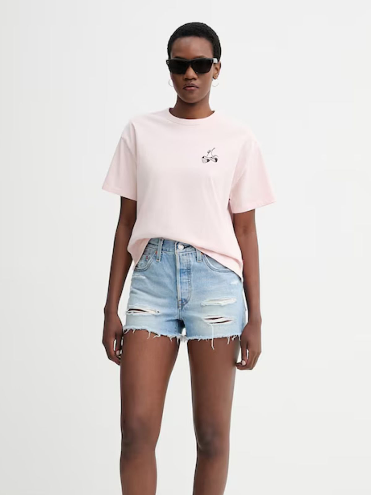 Levis - Short in jeans 501 - Donna - World Fashion