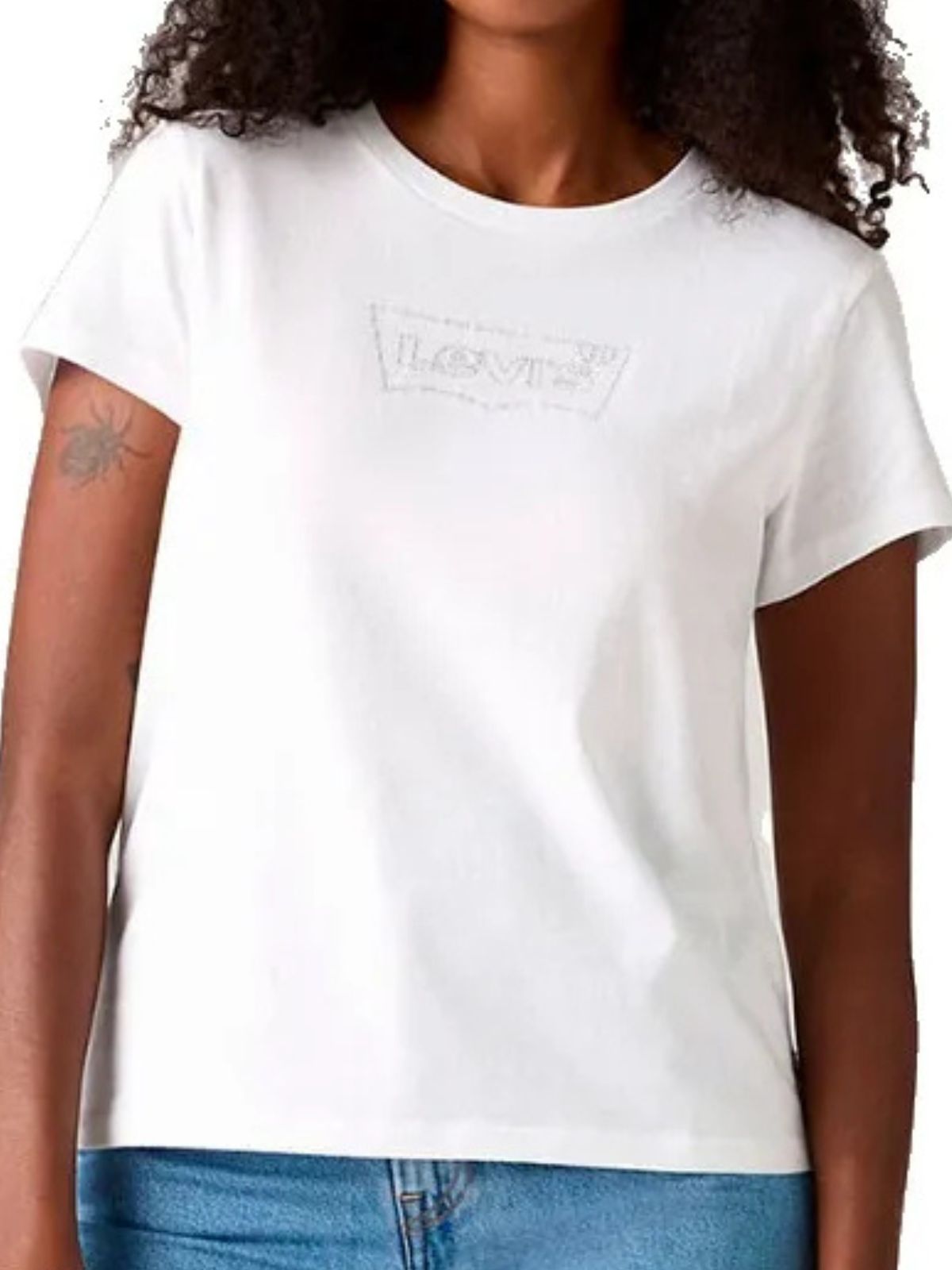 Levis - T-Shirt con grafica in strass - Donna - World Fashion